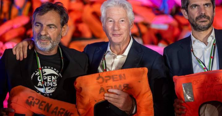 Richard Gere en el décimo aniversario de Open Arms: "Netanyahu debe marcharse"