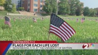 UD, Wright State students plant flags for each life lost in 9/11 attacks