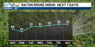 Cold front brings relief from the heat!