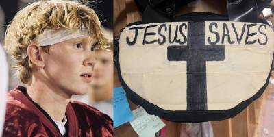 ‘Jesus Saves’: Alabama town mourns teen football player whose faith lives on