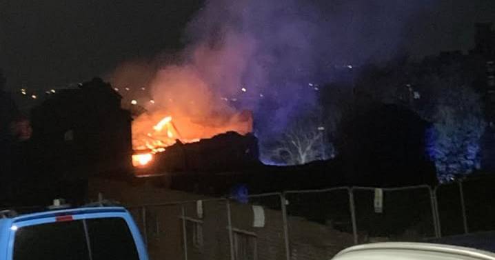 Live updates as huge fire lights up Stoke-on-Trent sky 