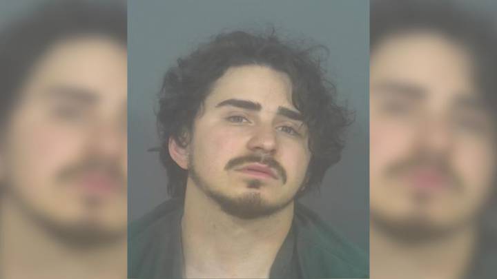 Man arrested after hit-and-run with utility pole