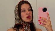 Después de mostrar la primera foto de su hija, Millie Bobby Brown deslumbró con look animal print