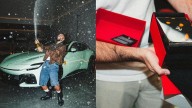Maluma estrenó su Ferrari único en el mundo y un día después fue detenido por el tránsito de Medellín