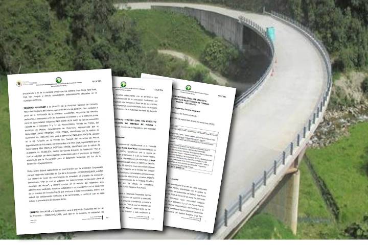 Juez ordena suspender resolución que pretendía declarar reserva ambiental el 70% de Mocoa