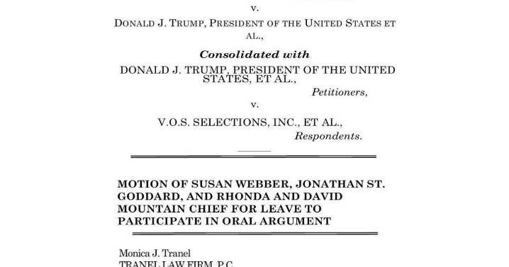 Tribal members want 15 minutes for oral arguments in tariff case
