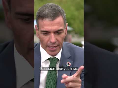 Spain PM running for re-election, defends immigration policies #shorts #spain #immigration #politics