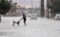 Pronostican lluvias, vientos fuertes y descenso en la temperatura este lunes