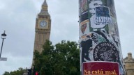 Aparece frente al Big Ben un mensaje que compara a Murcia con Londres: "No está mal. Pero Murcia es más bonita"