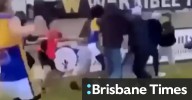 Local footy match erupts into brawl