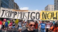 Thousands protest for a 'Free DC' on the fourth week of federal control in Washington