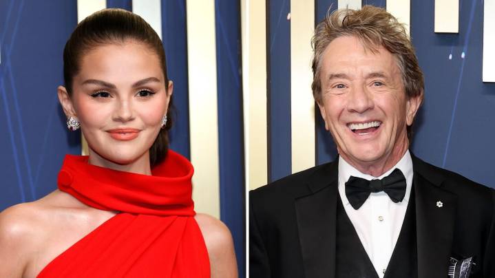 Selena Gomez Has Sweet Reaction to Martin Short Texting Meryl Streep at Emmys