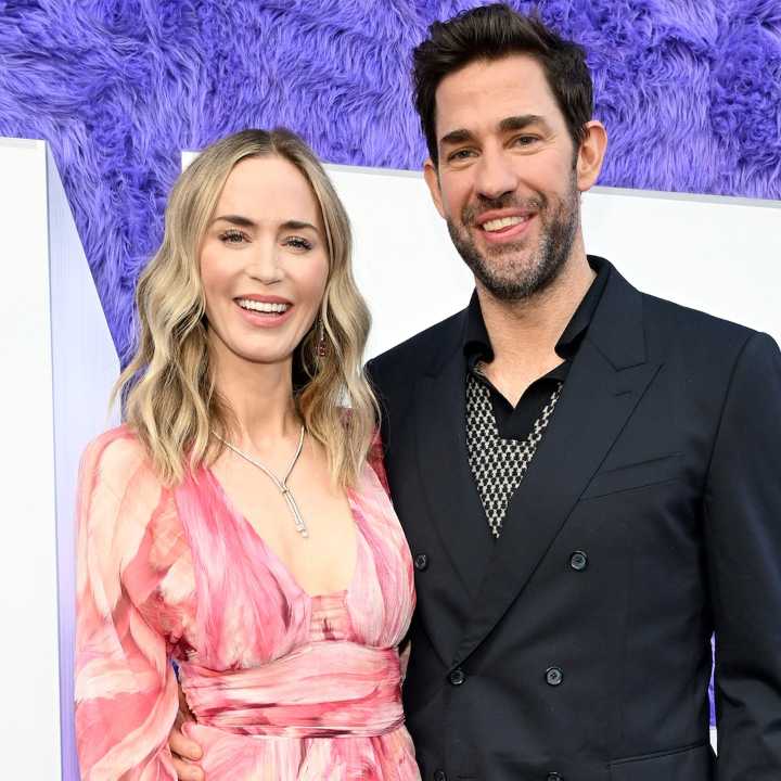 John Krasinski, Emily Blunt At US Open With Daughters