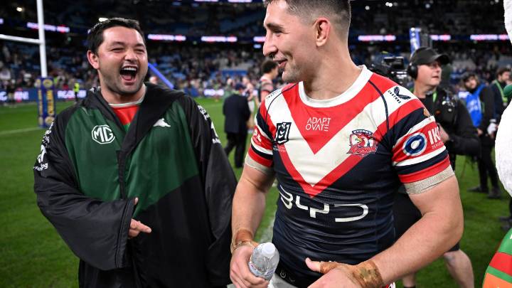 'You sorted us good': South Sydney NRL star Brandon Smith faces court for alleged text messages over cocaine exchange with Rooster's player Victor 'the Molestor' Radley
