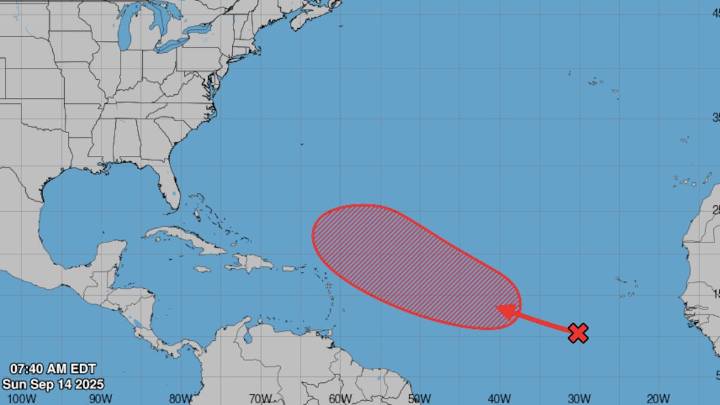 Hurricane center says chances now high for next tropical depression in Atlantic