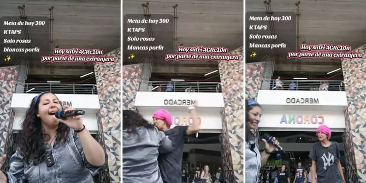 Cantante mexicana exhibe y denuncia agresión de extranjera durante live en TikTok: “Nos quieren gentrificar y pegarnos”