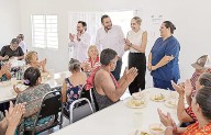 Supervisa Carlos Villarreal rehabilitación de Comedores del Adulto Mayor