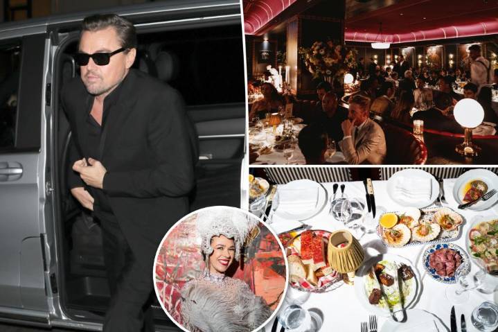Exclusive | Leonardo DiCaprio, Kate Moss and pals enjoy VIP dinner at Carbone London ahead of official opening