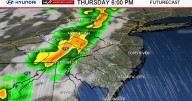Scattered showers, storms possible in Philadelphia during Eagles