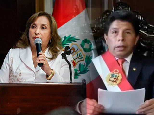 Dina Boluarte tras golpe de Estado de Pedro Castillo en 2022: “Buscaba instaurar una dictadura”