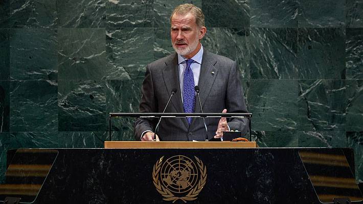 Felipe VI afirma en la ONU que cuesta «comprender» lo que Israel está haciendo en Gaza y pide «detener esta masacre»