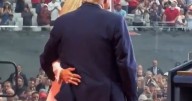 Erika Kirk 'accidentally grabs Donald Trump by the diaper' at husband Charlie's memorial