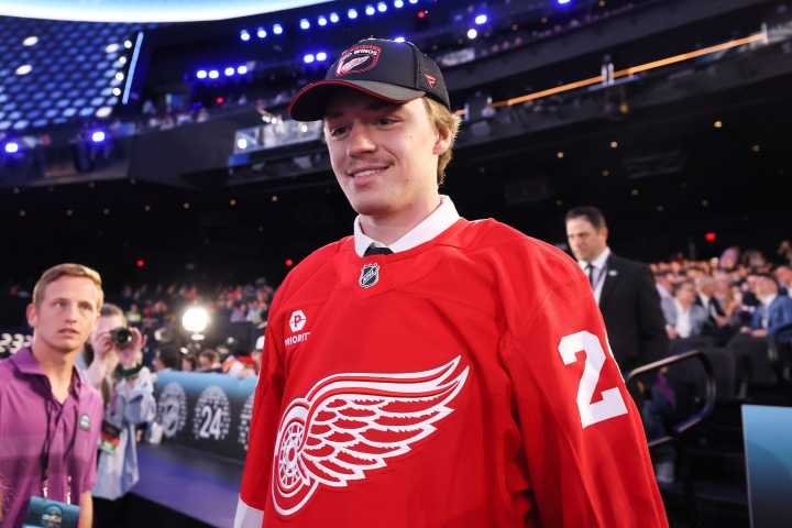Greyhounds past and present skating at NHL training camps this month
