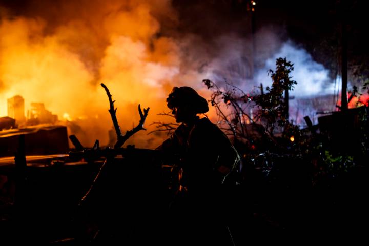 Historic California gold mining town scorched in quick