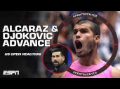 US Open REACTION 🎾 'Novak is the LeBron of tennis' 🗣️ Alcaraz