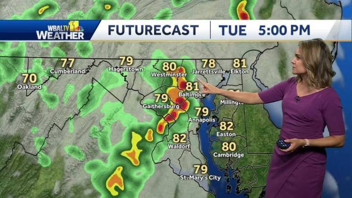 Weather Forecast: Scattered storms Tuesday evening