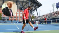 Donald Trump asiste a la final masculina del US Open