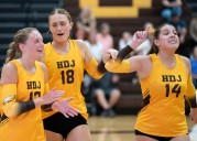 Volleyball: Maddie Mitchell, Jacobs top Burlington Central