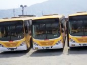 Línea de buses  la “50” paraliza sus operaciones por ola de extorsiones en su contra