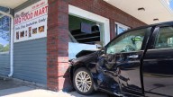 No injuries reported after car slams into Portland business following multi
