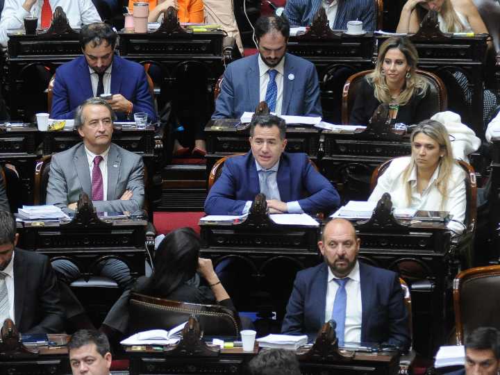 Los libertarios se abroquelan en Diputados para defender a Karina Milei y a Martín Menem