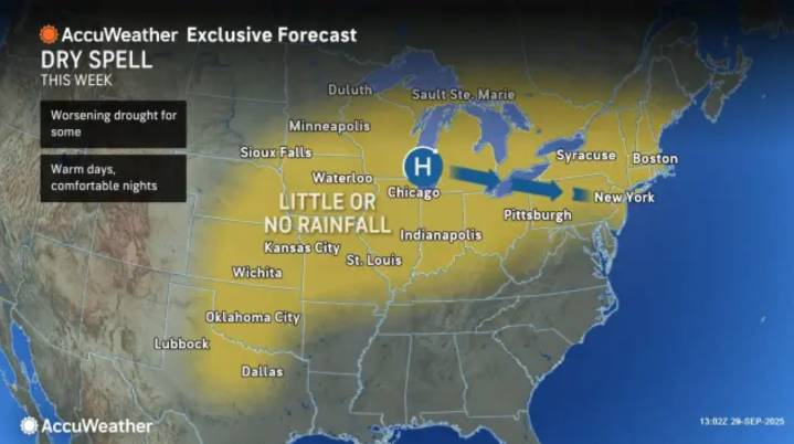 N.J. weather: Cooler air on the way, along with dry conditions and rough surf
