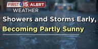 Showers Early, Sunshine Later