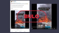No es un incendio actual en una mezquita de Barcelona, es Indonesia en 2022