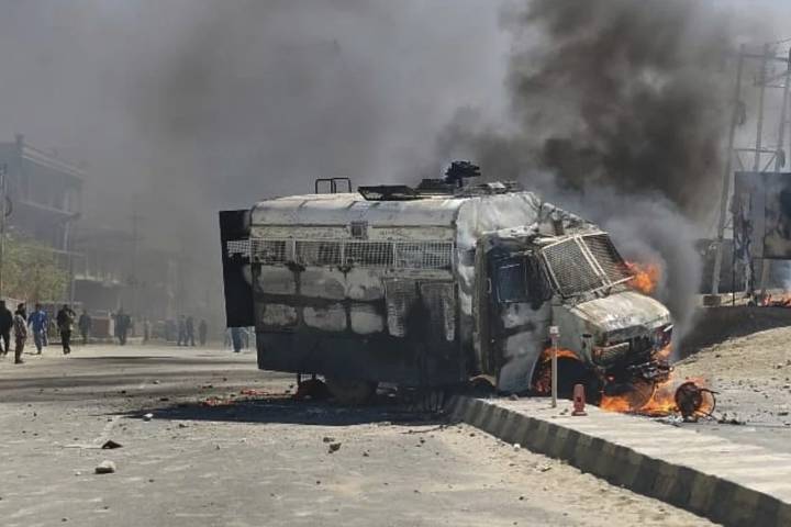 Four killed, dozens injured as Ladakh statehood protests turn violent