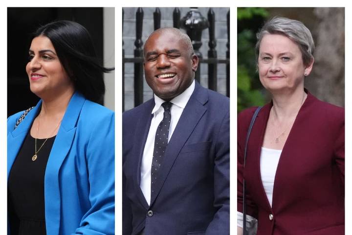 Cabinet reshuffle: Who's in and who's out in Keir Starmer's top team after Angela Rayner quits