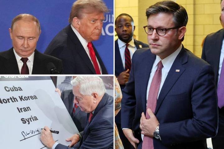 Speaker Johnson calls for 'overdue' sanctions against Russia: 'I am anxious to do it'