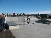 Ponoka riders get rolling at new skate park Monday