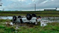 Fatal accidente en Bolívar: volcó con su camioneta en medio de intensas lluvias