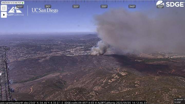 Spring Valley wildfire prompts evacuations