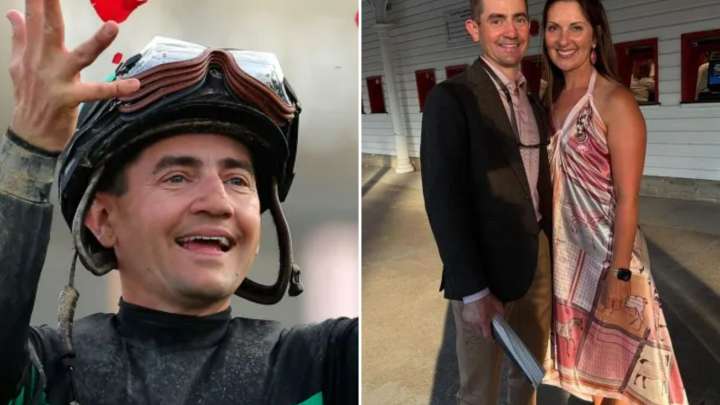 Jockey fighting for life after suffering multiple injuries in horror fall as wife says 'please say extra prayers'