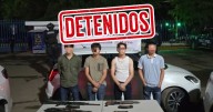Detienen a cuatro hombres armados en Culiacán: dos eran menores y viajaban en vehículos robados con ponchallantas