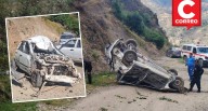 Varón muere en despiste y volcadura el día de su cumpleaños en Huancavelica