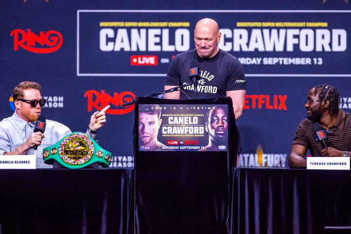 Dana White’s boxing debut starts with Canelo Alvarez-Terence Crawford fight 