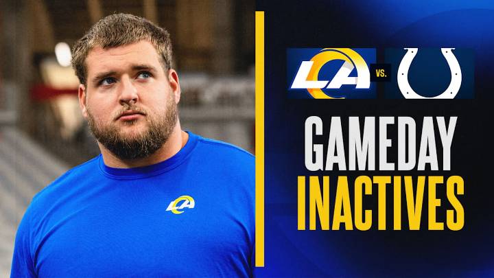 Terrance Ferguson and Beaux Limmer among Rams' inactives for Week 4 vs. Colts