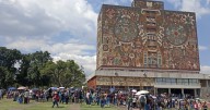 Estudiantes marchan en Rectoría por homicidio en CCH Sur y exigen seguridad en la UNAM